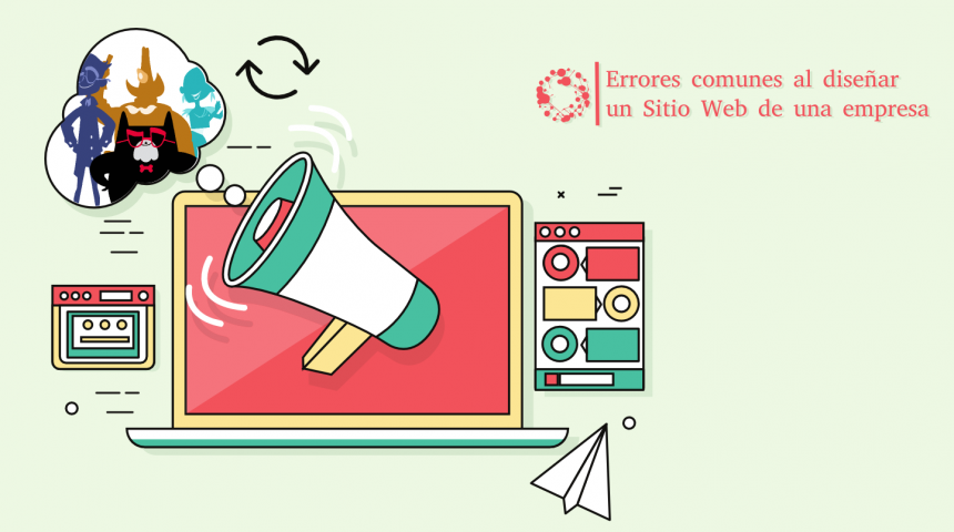 Errores comunes al diseñar el Sitio Web de una empresa