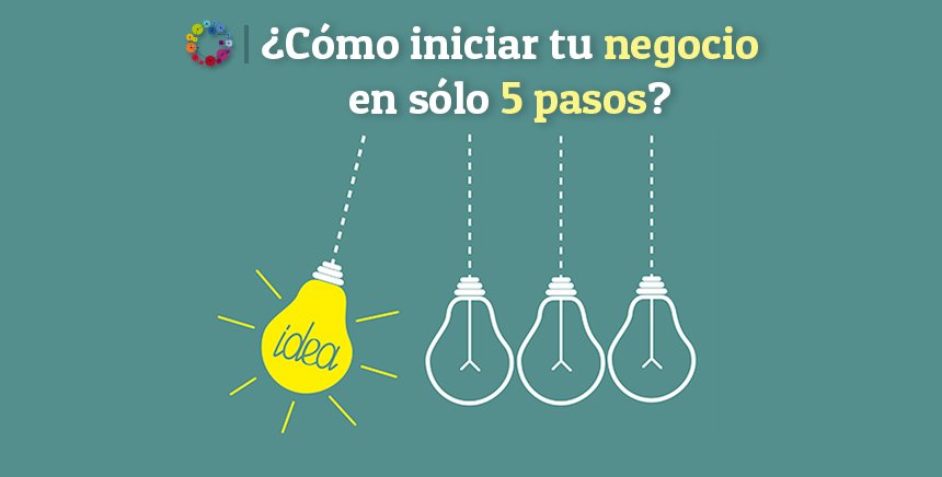 ¿Cómo iniciar tu negocio en solo 5 pasos?