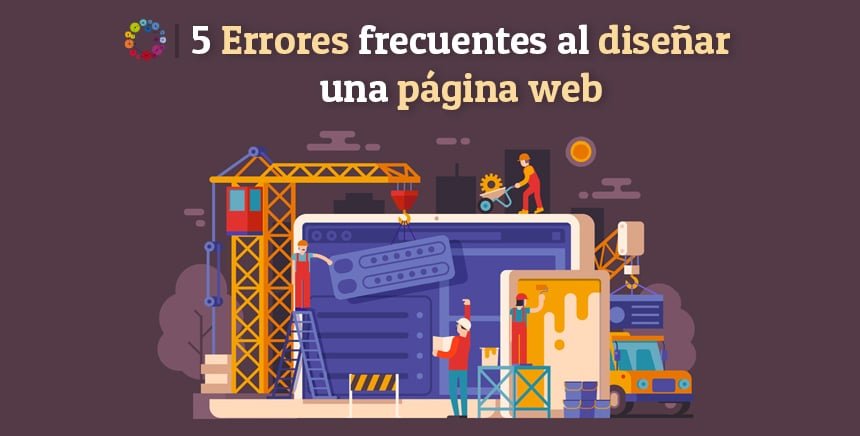 5 Errores frecuentes al diseñar una página web