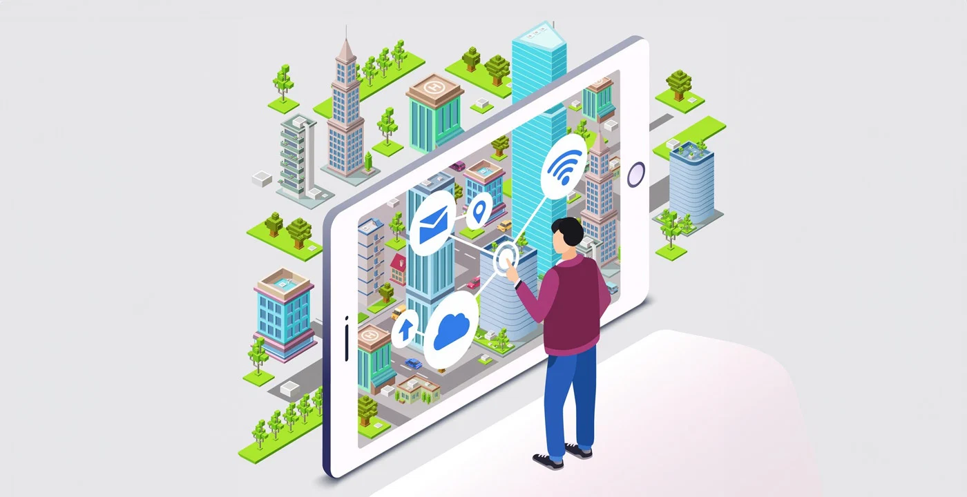 A través de los smartphone, podemos acceder a varias funciones inteligentes de otros dispositivos conectados en una ciudad