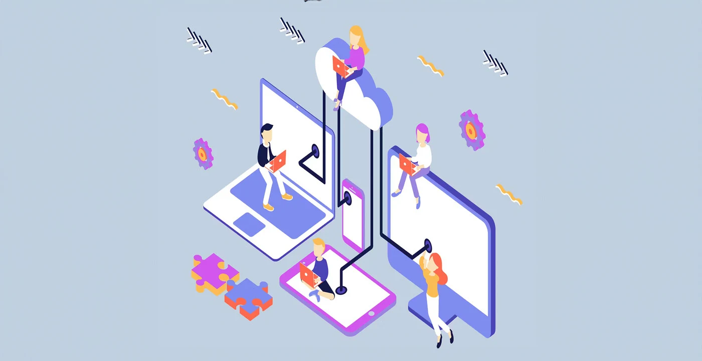 La computación en la nube conecta a todos los dispositivos mediante aplicaciones web y móviles, conectadas a servidores