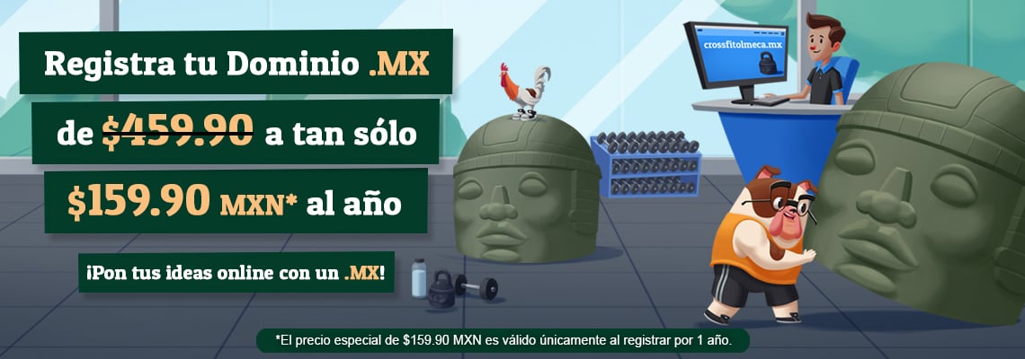 ¡Registra tu Dominio .MX por tan sólo $159.90 MXN* al año! - NEUBOX	