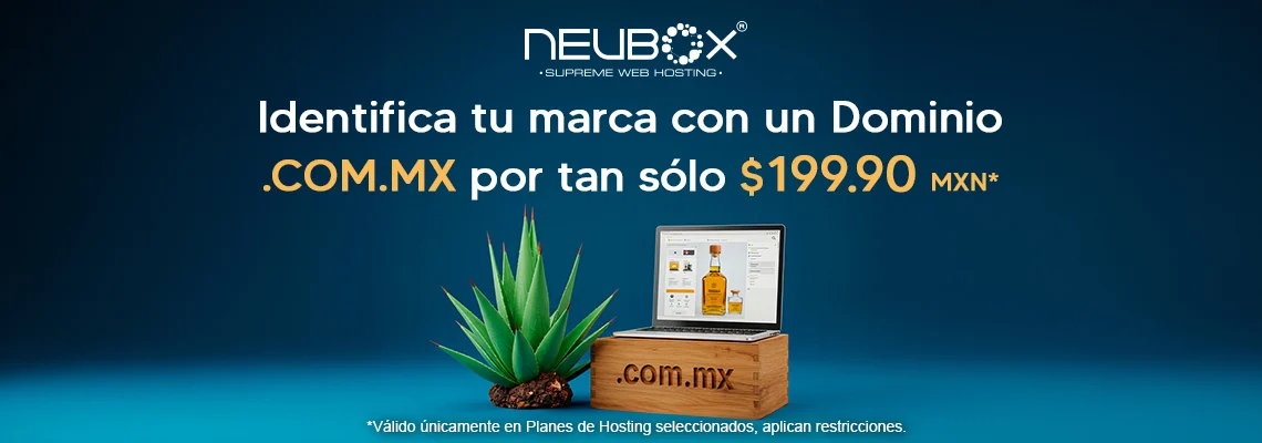 ¡Conecta tu negocio con tus raíces  con un .COM.MX!
