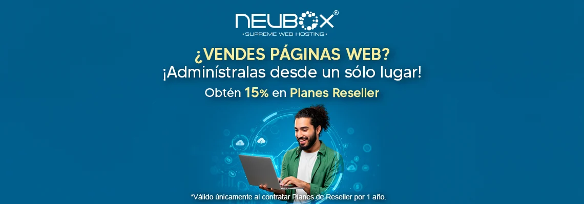 ¡Inicia tu propio negocio de Hosting con 15% de descuento!