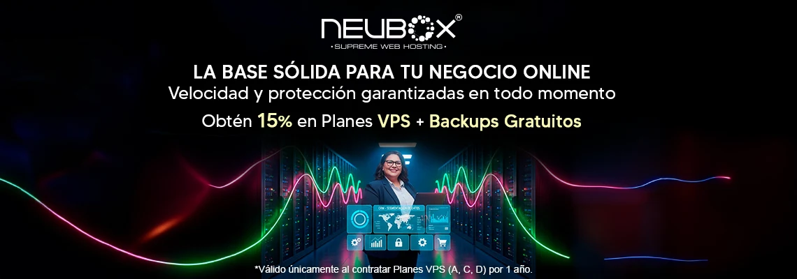 ¡Escala tu negocio con un VPS de alto rendimiento!