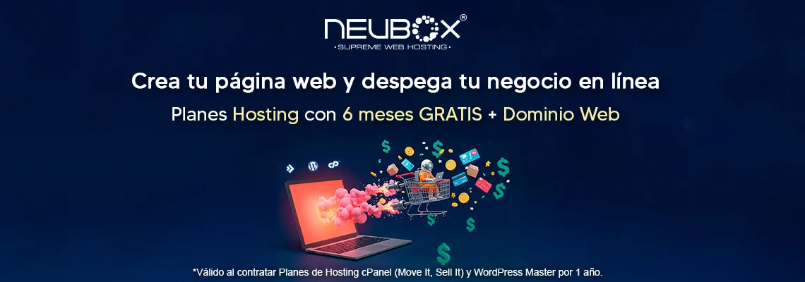 ¡Lanza tu proyecto en línea con un Hosting!	