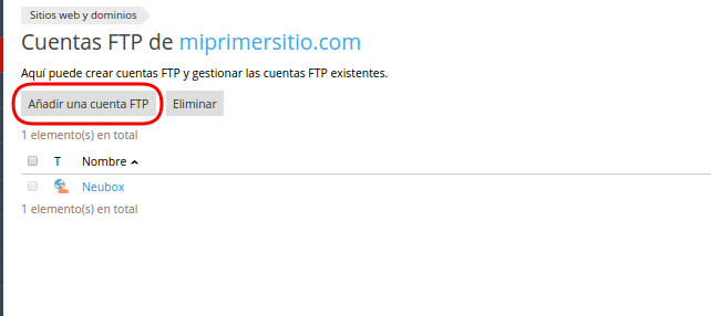 C Mo Crear Cuentas De Usuario Ftp Desde Plesk Tutoriales Neubox