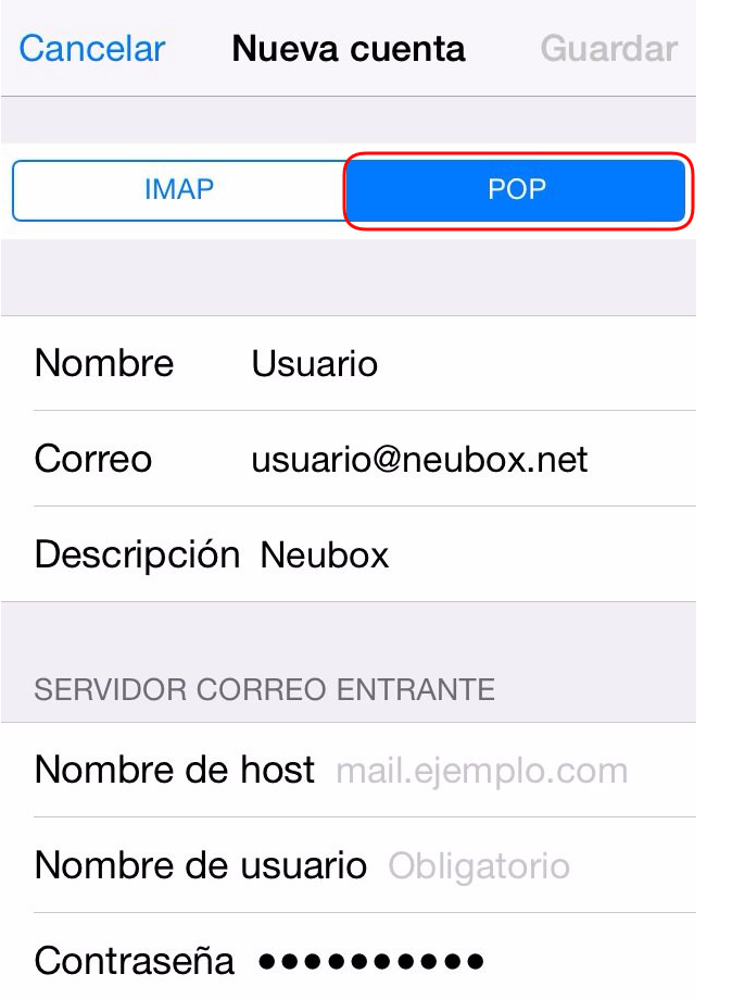 Como Configurar Cuentas De Correo Con El Nombre De Tu Dominio En Iphone Ios Con Pop3 Tutoriales Neubox