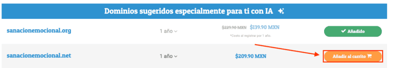 añadir al carrito