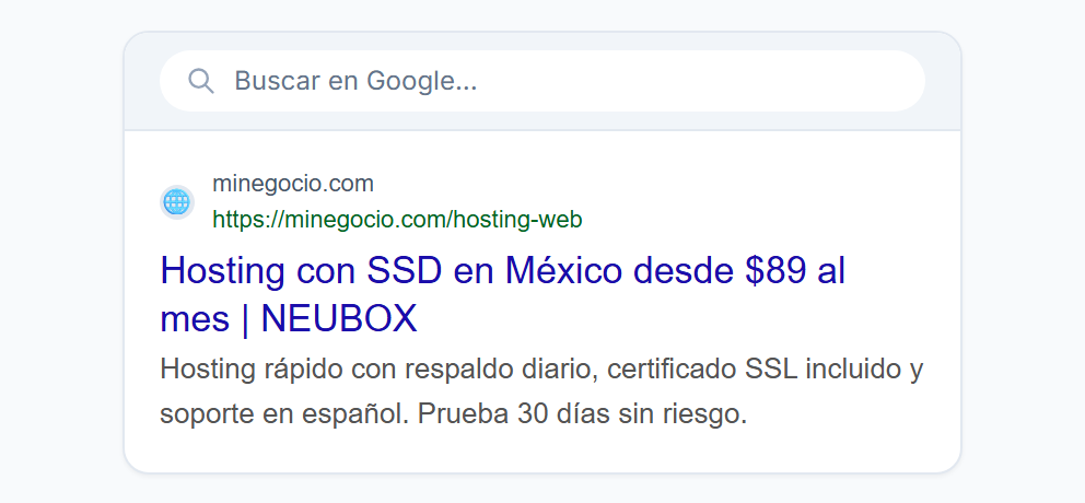 Vista previa del mismo resultado en pantalla de celular, más angosta y con el texto en más renglones